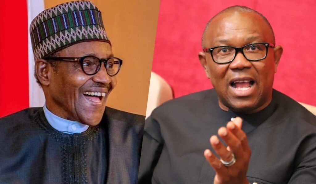 President Buhari And Peter Obi